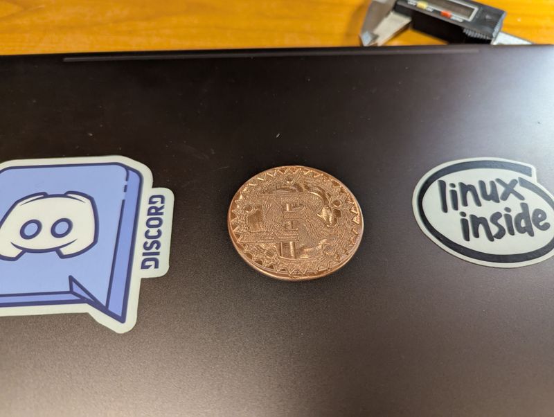 Final logo on Laptop