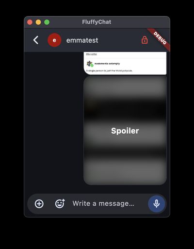 Chat screenshot